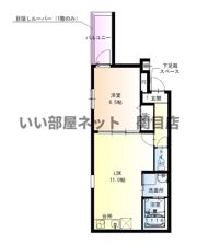 フジパレス津田駅前Ⅱ番館の間取り画像
