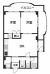 グリーンハイツ中山手の間取り画像