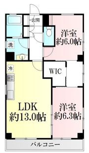 SEALS二日町の間取り画像