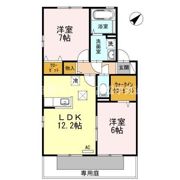 リビングタウン宇多津 B棟の間取り画像