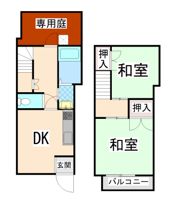友田町貸家の間取り画像