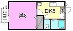 コンフォート久万1の間取り画像