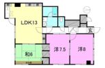 ハイツキジヤの間取り画像