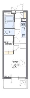 レオパレスひまわりの間取り画像