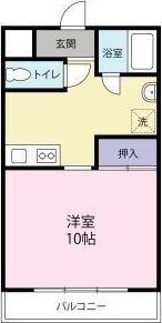 アバンダント初生の間取り画像