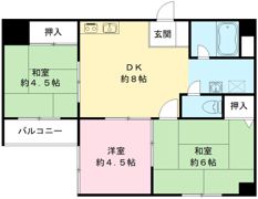ヴィエント北花山の間取り画像