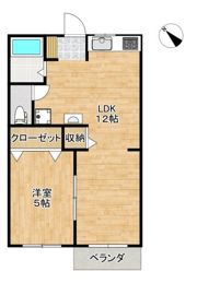コーポ中村の間取り画像