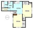 スカイハイツ吉岡の間取り画像
