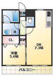 メゾンケンシンの間取り画像