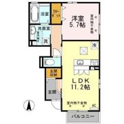エスペランサ Bの間取り画像