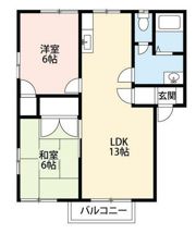 ベルメゾンIHORI N棟の間取り画像