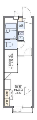 レオパレスゆずり葉のさとの間取り画像