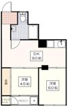 ニューミタカマンションの間取り画像
