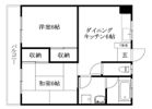 北久米マンションの間取り画像