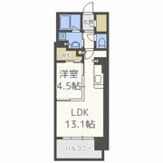 OPUS RESIDENCE SHINSAIBASHI SOUTHの間取り画像