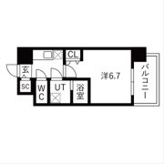 ワールドアイ大阪East Cityの間取り画像