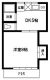 コーポリベロの間取り画像