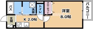 コーポサカエの間取り画像