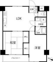 T’s garden篠崎（旧コスモリード篠崎駅前）の間取り画像