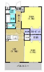ソレイユ武蔵ヶ丘の間取り画像