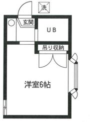 S蒲田コーポA棟の間取り画像