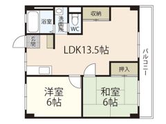 三保マンションの間取り画像