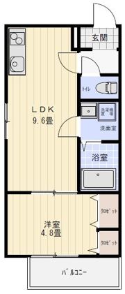Grazioso戸畑の間取り画像