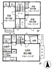 マノワールの間取り画像