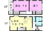 サザンコート東石井C棟の間取り画像