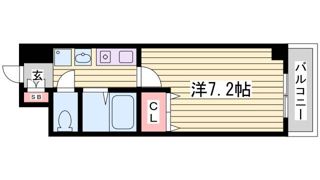 エスポワール三宮パートⅡの間取り画像