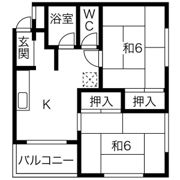 コーポ志波の間取り画像