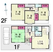 南浦和戸建の間取り画像