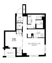 プラウド ジェム市ヶ谷の間取り画像