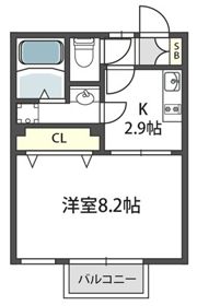 コムズスクエア西禁野の間取り画像