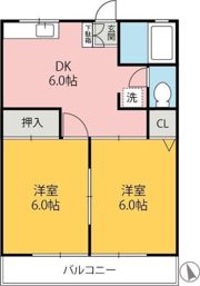 メゾンK・KⅡの間取り画像