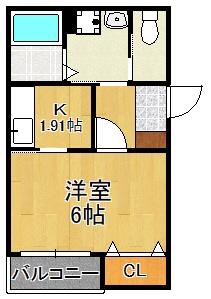 Ellina貴船Iの間取り画像