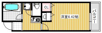 アビタシオン桃谷の間取り画像
