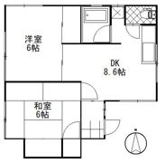 成田西二丁目アパートの間取り画像