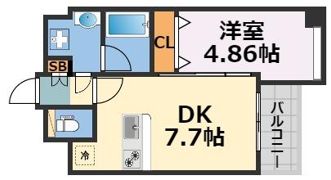 プレジオ難波ASIANの間取り画像