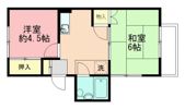 ハイツ天神の間取り画像