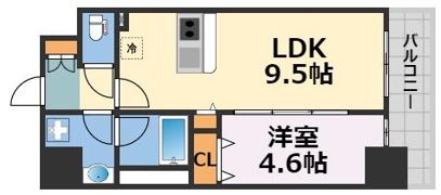 Fuku島之内の間取り画像