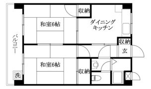 オックスフォードサーカス松山IC 1の間取り画像