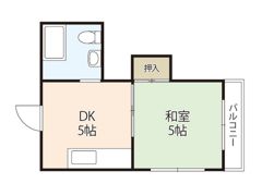 ハイツ大州の間取り画像
