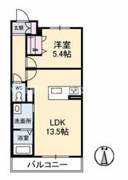 シャーメゾン丸亀の間取り画像