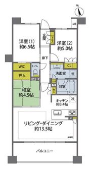 プレミスト上大岡の間取り画像