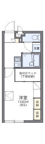 レオパレスTIIDAの間取り画像