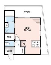 HCフラッツ青谷ガーデンの間取り画像