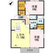 オリジアスⅠの間取り画像