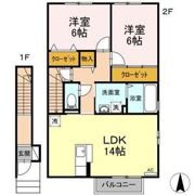 デュード・ボヌールの間取り画像