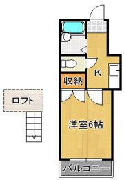 オアシス志井A棟の間取り画像